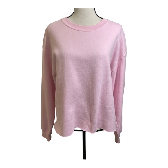 Madison + Berkeley fleece sweatshirt pink. Crew neck size Medium/Large. - Picture 8 of 10
